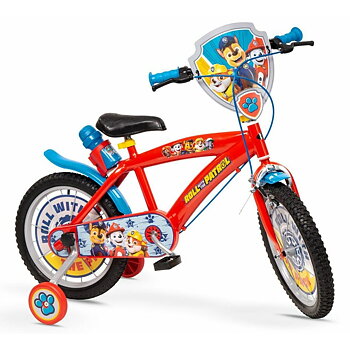 Barncykel Toimsa TOI1678 Paw Patrol 16" Röd Multicolour