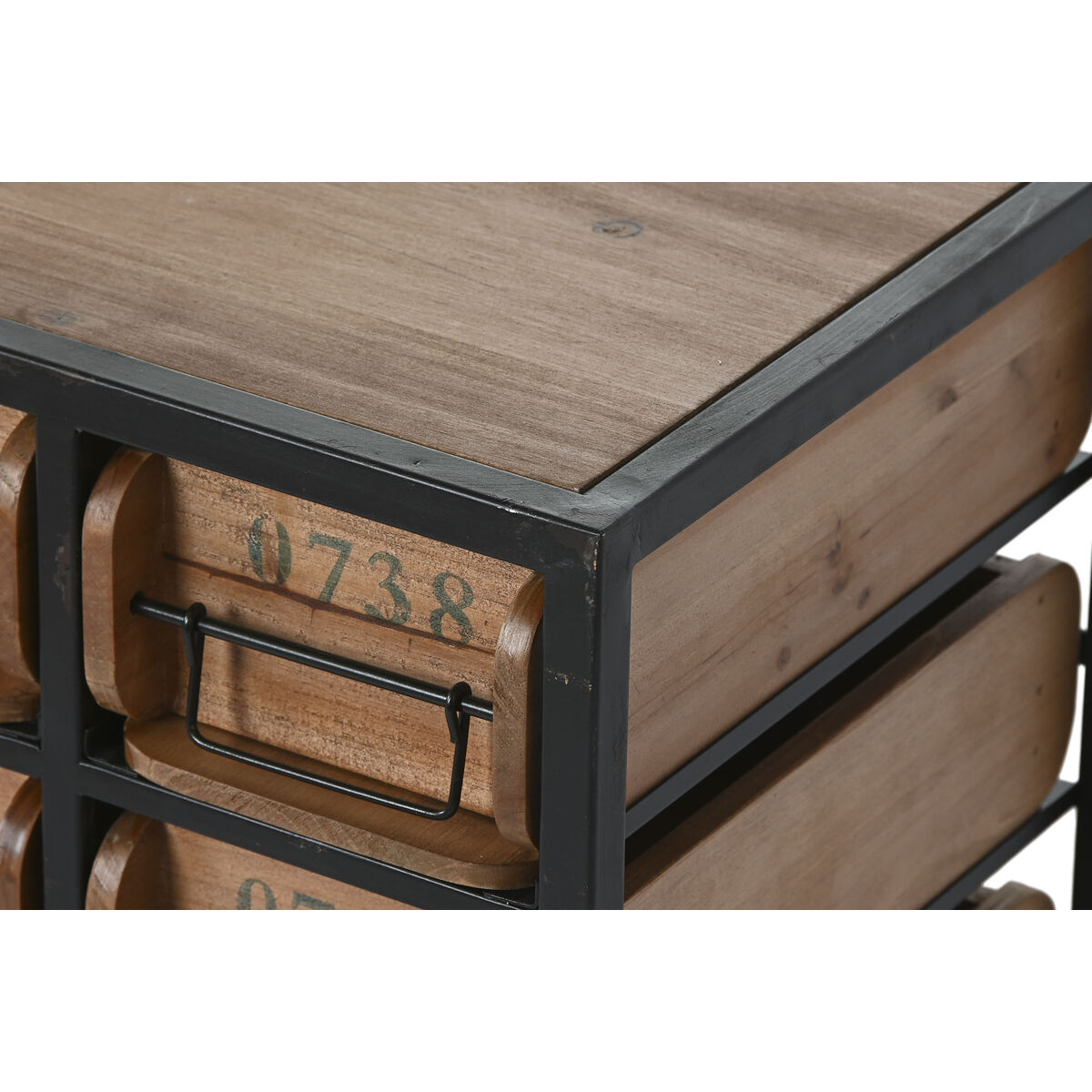 Byrå Home ESPRIT Metall Gran Vintage 142 x 30 x 50 cm - 6