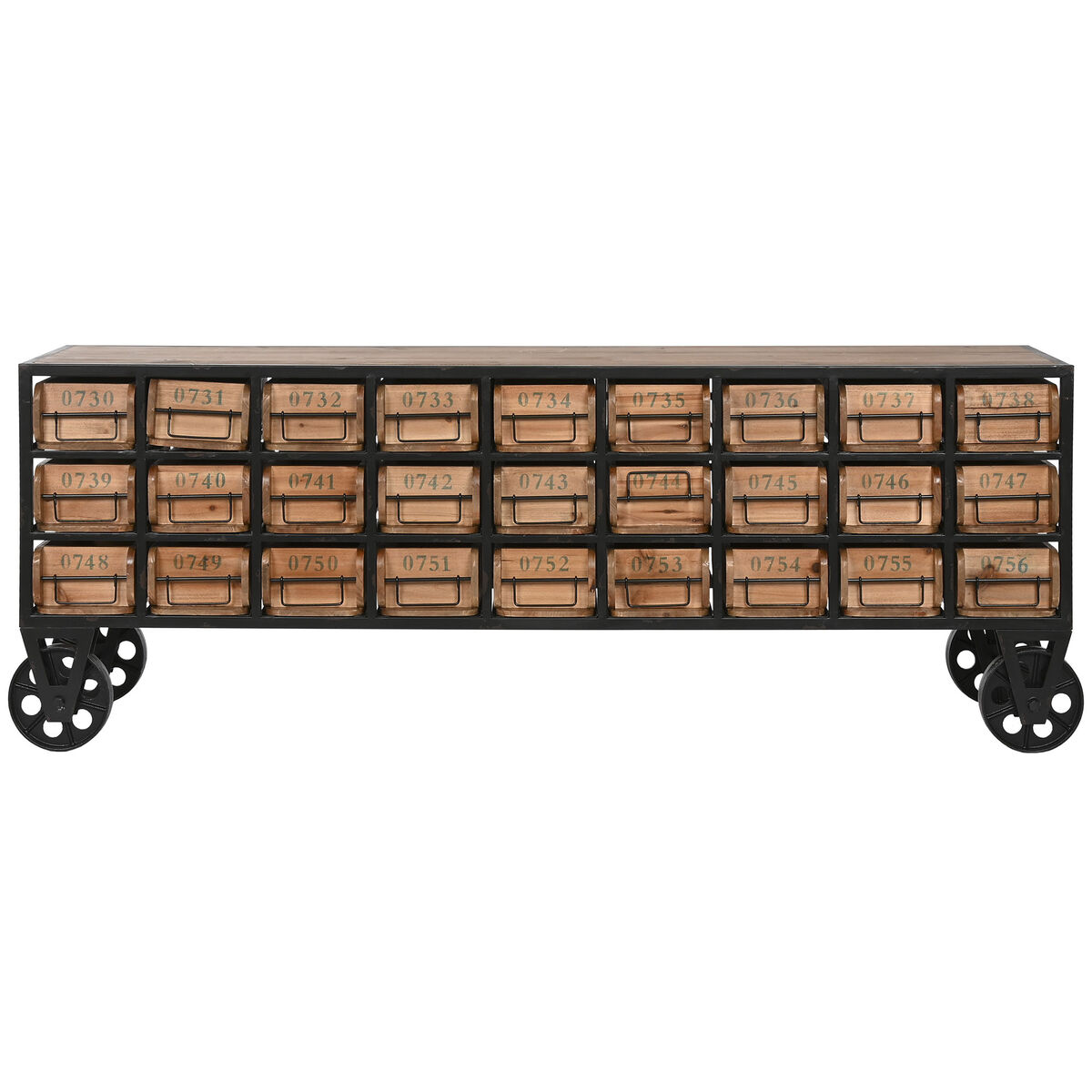 Byrå Home ESPRIT Metall Gran Vintage 142 x 30 x 50 cm - 7