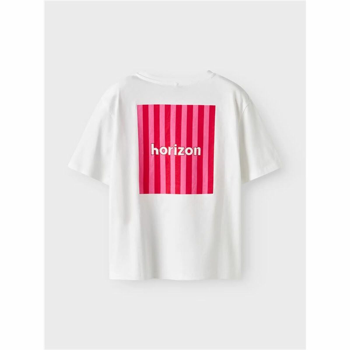 Barn T-shirt med kortärm Name It Nkffalaura Ss Vit - 2