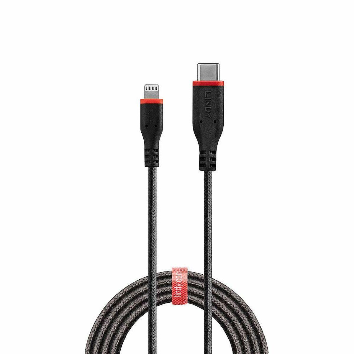 USB-kabel LINDY 31286 Svart