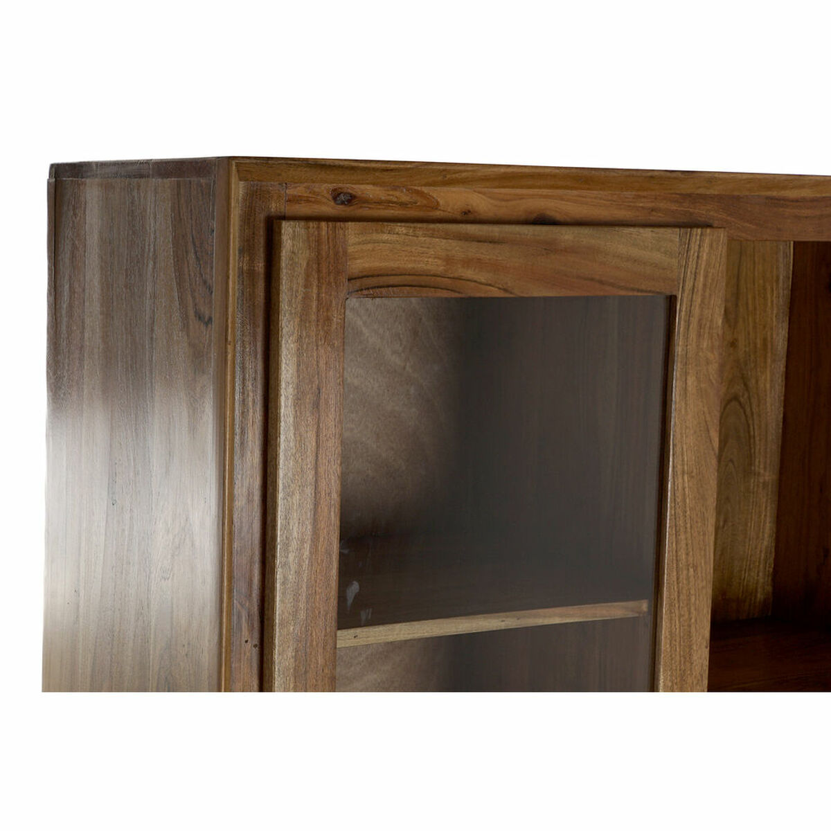 Visningsställ DKD Home Decor 145 x 40 x 162 cm Glas Akaciaträ - 2