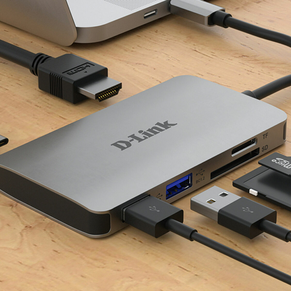 USB HUB 3 Portar D-Link DUB-M610 - 4