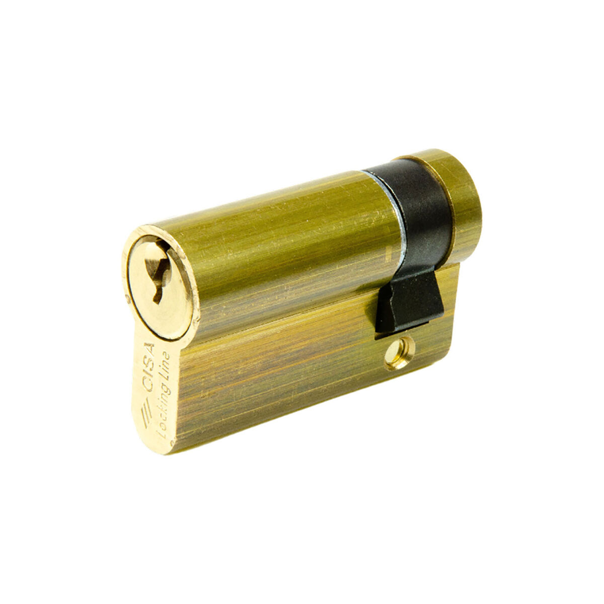 Cylinder Cisa Logo STD 08030.03.0 Mässing Medium (50 mm)