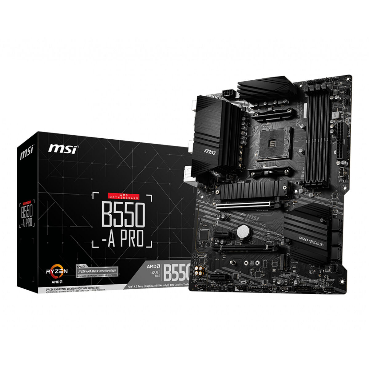 Moderkort MSI B550-A PRO AMD B450 AMD AM4