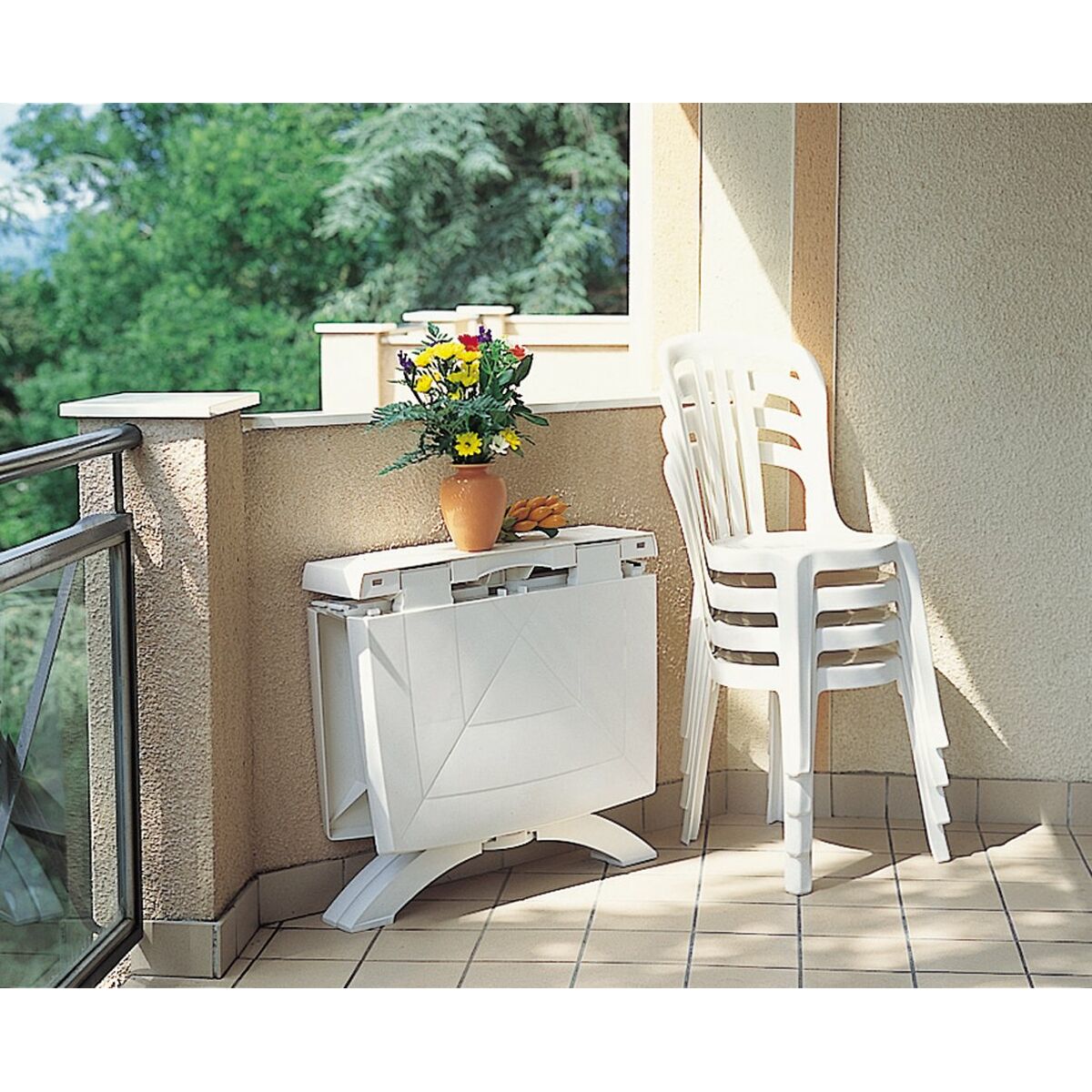 Fällbord Grosfillex Vega Harts 118 x 77 x 72 cm - 3