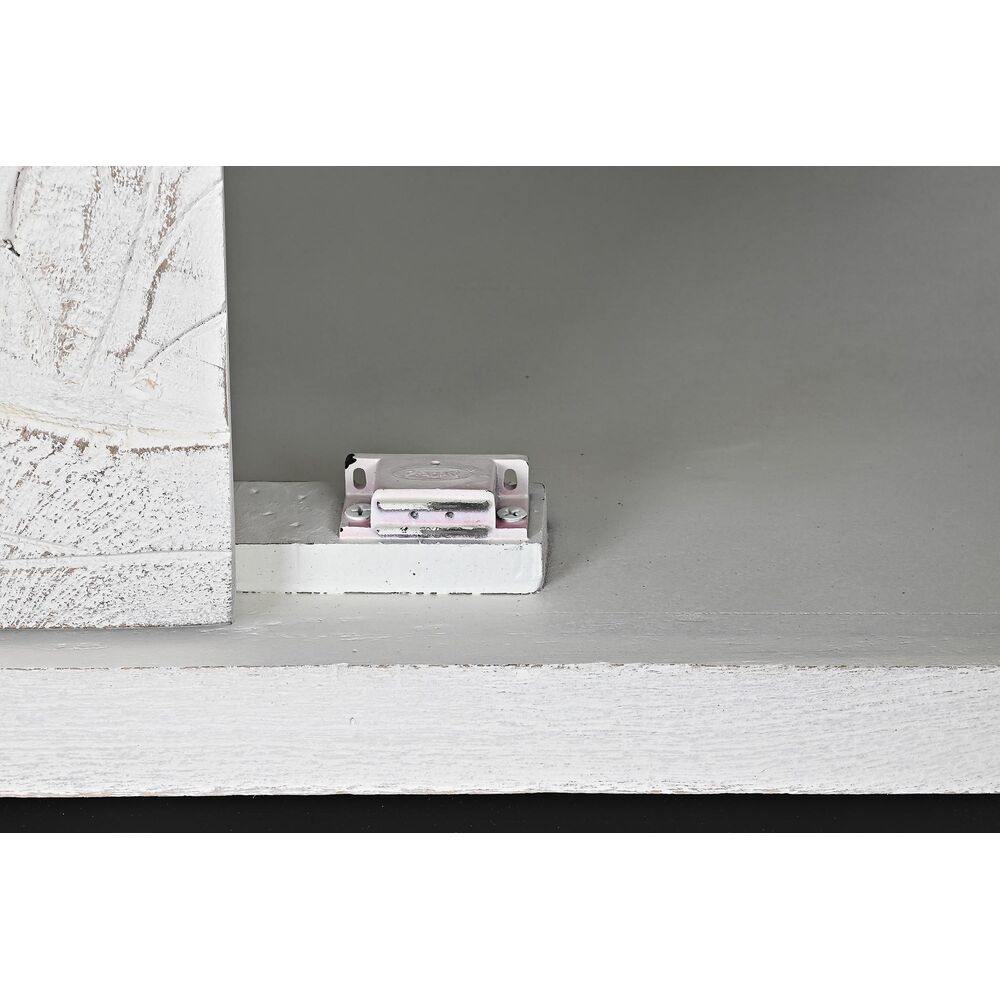 Skänk DKD Home Decor   Vit Metall Mangoträ 150 x 38 x 80 cm - 5