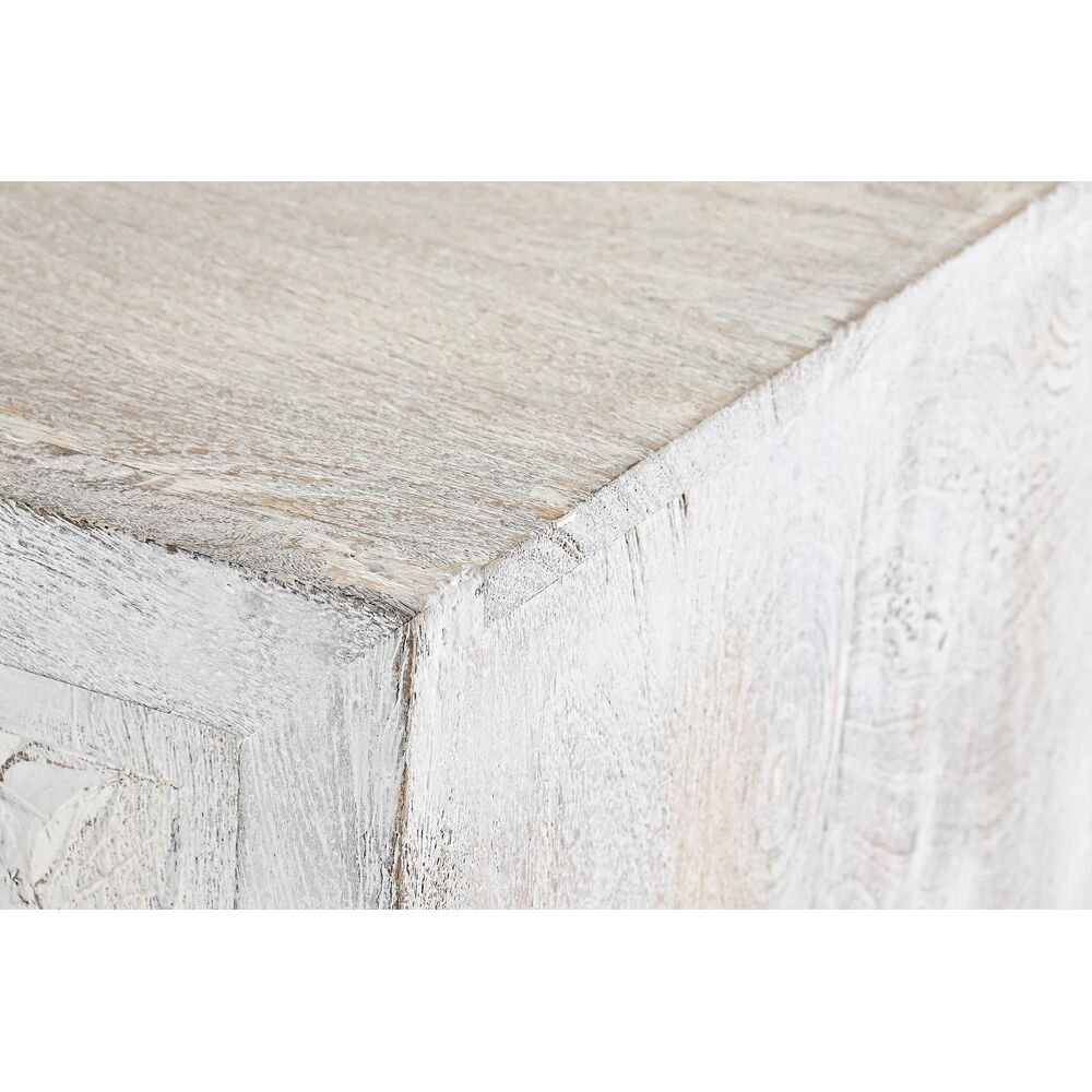 Skänk DKD Home Decor   Vit Metall Mangoträ 150 x 38 x 80 cm - 2