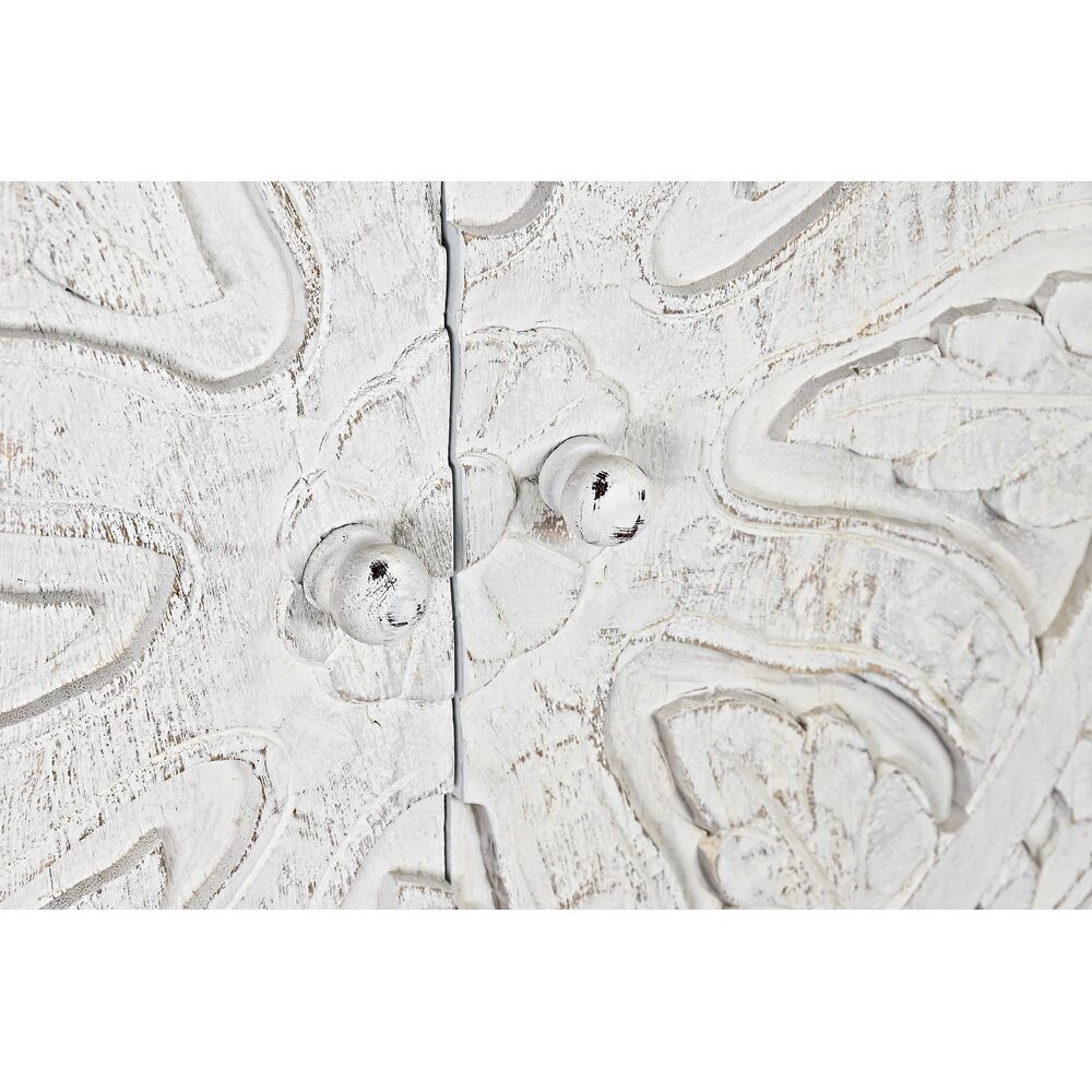 Skänk DKD Home Decor   Vit Metall Mangoträ 150 x 38 x 80 cm - 8