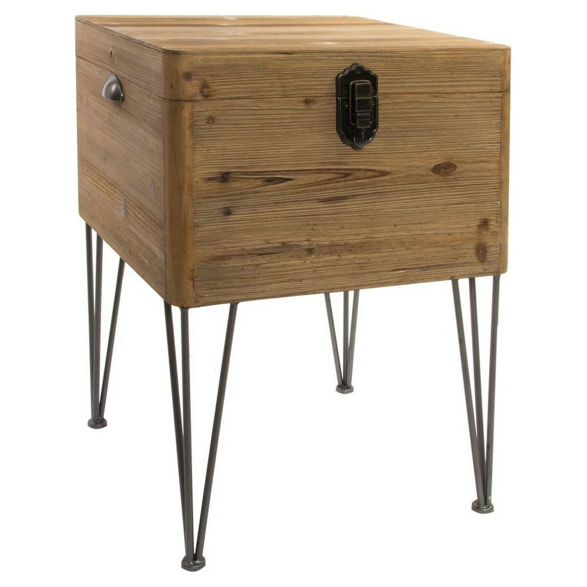 Sidobord DKD Home Decor Metall Trä (49 x 51 x 74 cm) - 9