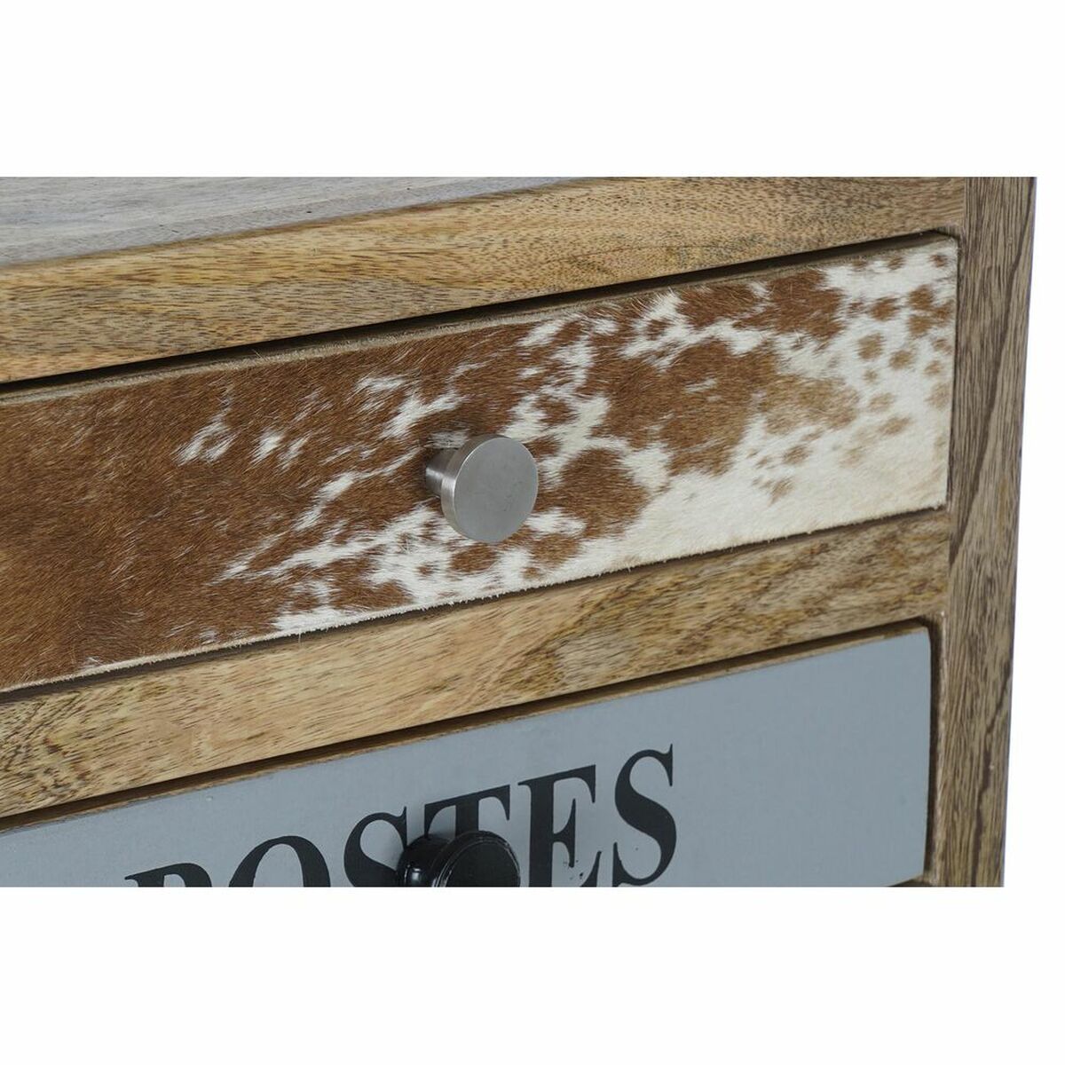 Byrå DKD Home Decor Metall Mangoträ (45 x 35 x 120 cm) - 2