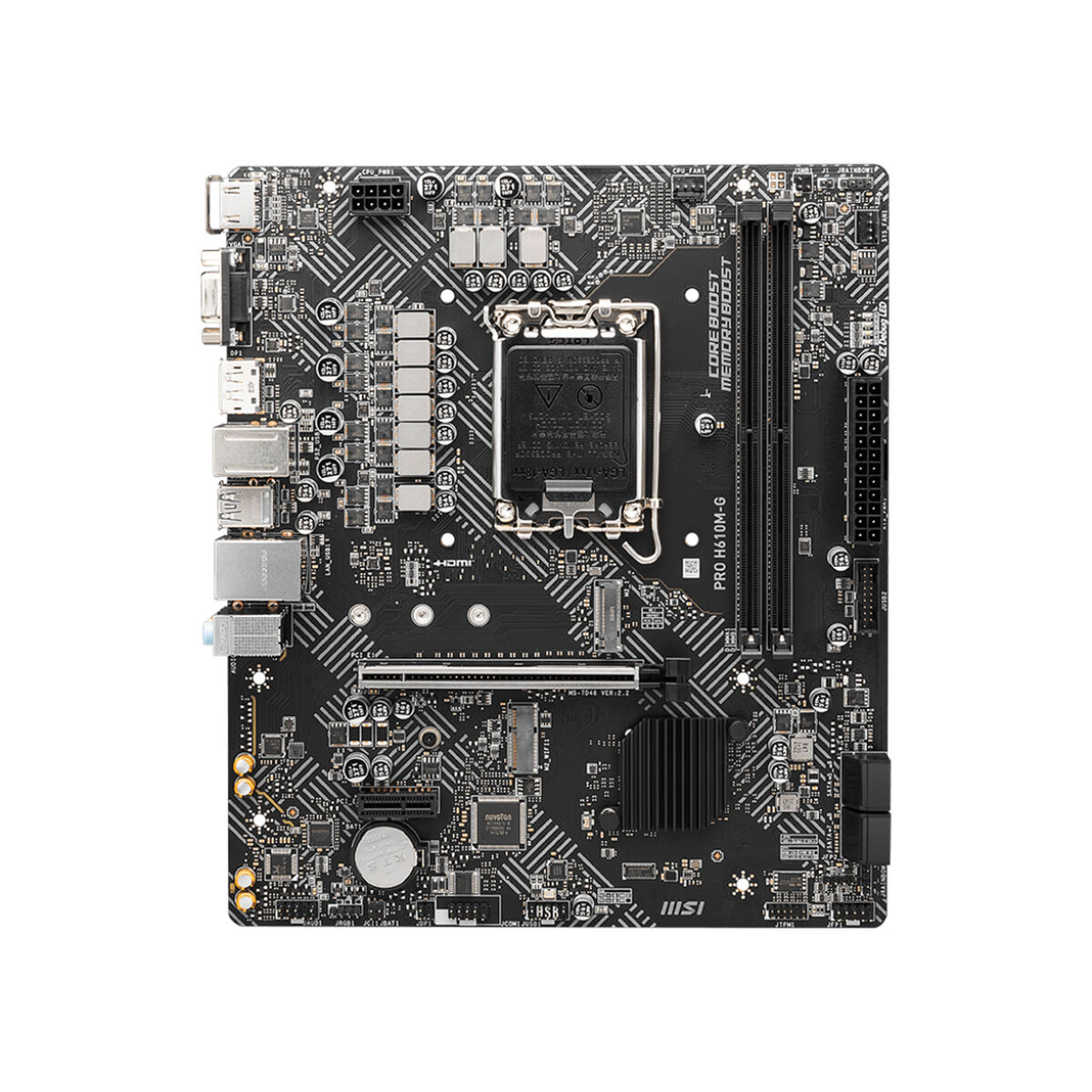 Moderkort MSI PRO H610M-G 1700 INTEL H610 LGA 1700 - 2