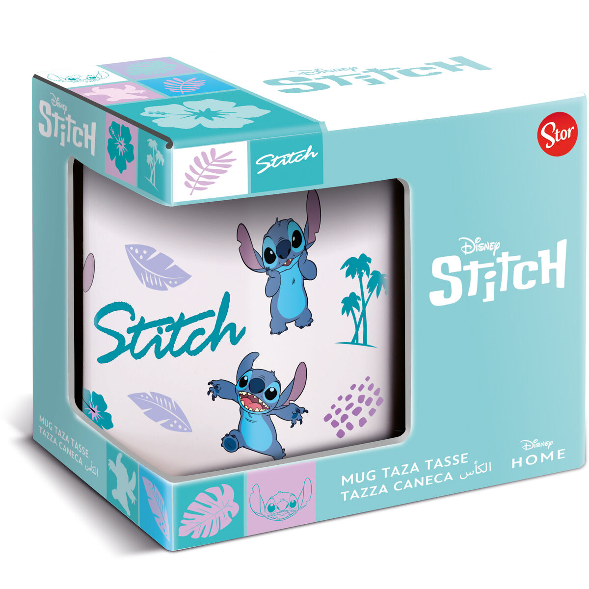 Mugg Stitch Blå Lila Keramik 350 ml - 2