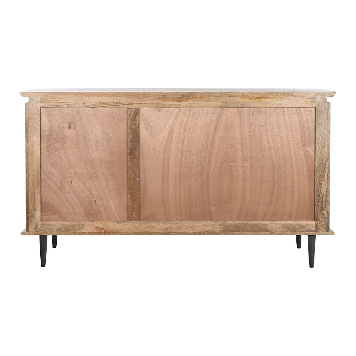 Skänk DKD Home Decor Naturell Svart Metall Mangoträ (140 x 40 x 82 cm) - 8