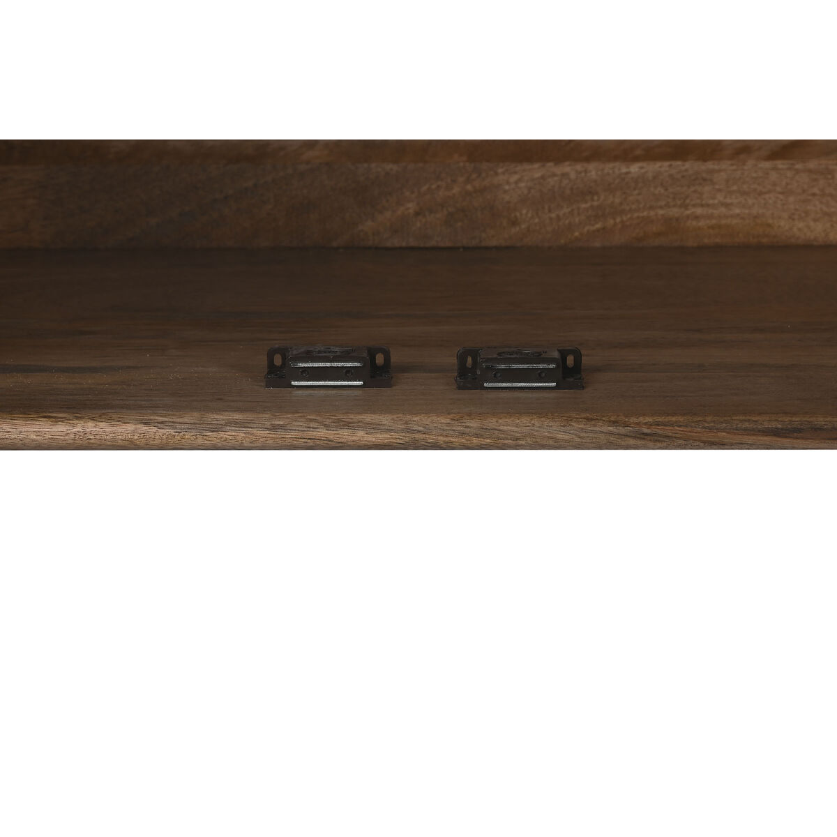 Skänk DKD Home Decor Naturell Svart Metall Mangoträ (140 x 40 x 82 cm) - 3