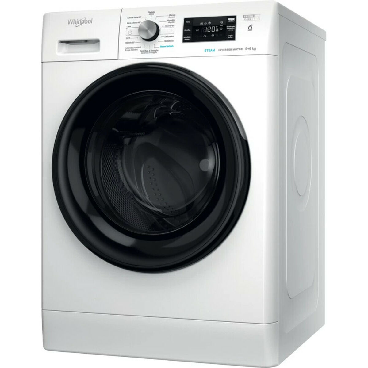 Washer - Dryer Whirlpool Corporation FFWDB964369BVSP 1400 rpm 9 kg Vit - 3