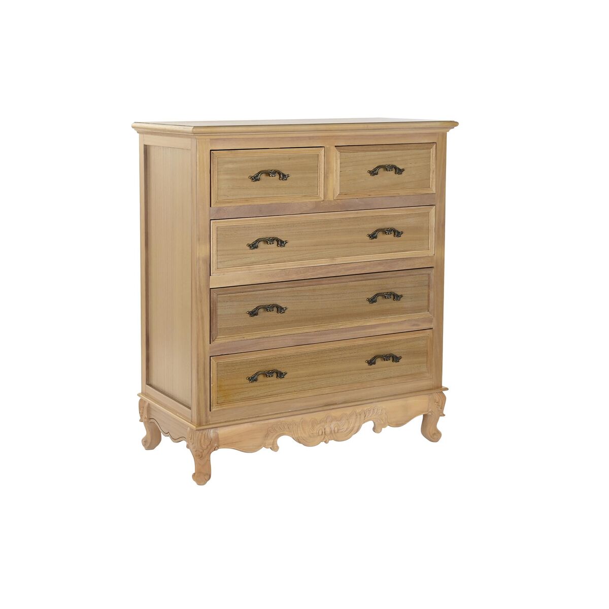 Kommod DKD Home Decor 78,5 x 38 x 90 cm Gran Naturell Romantisk Trä MDF
