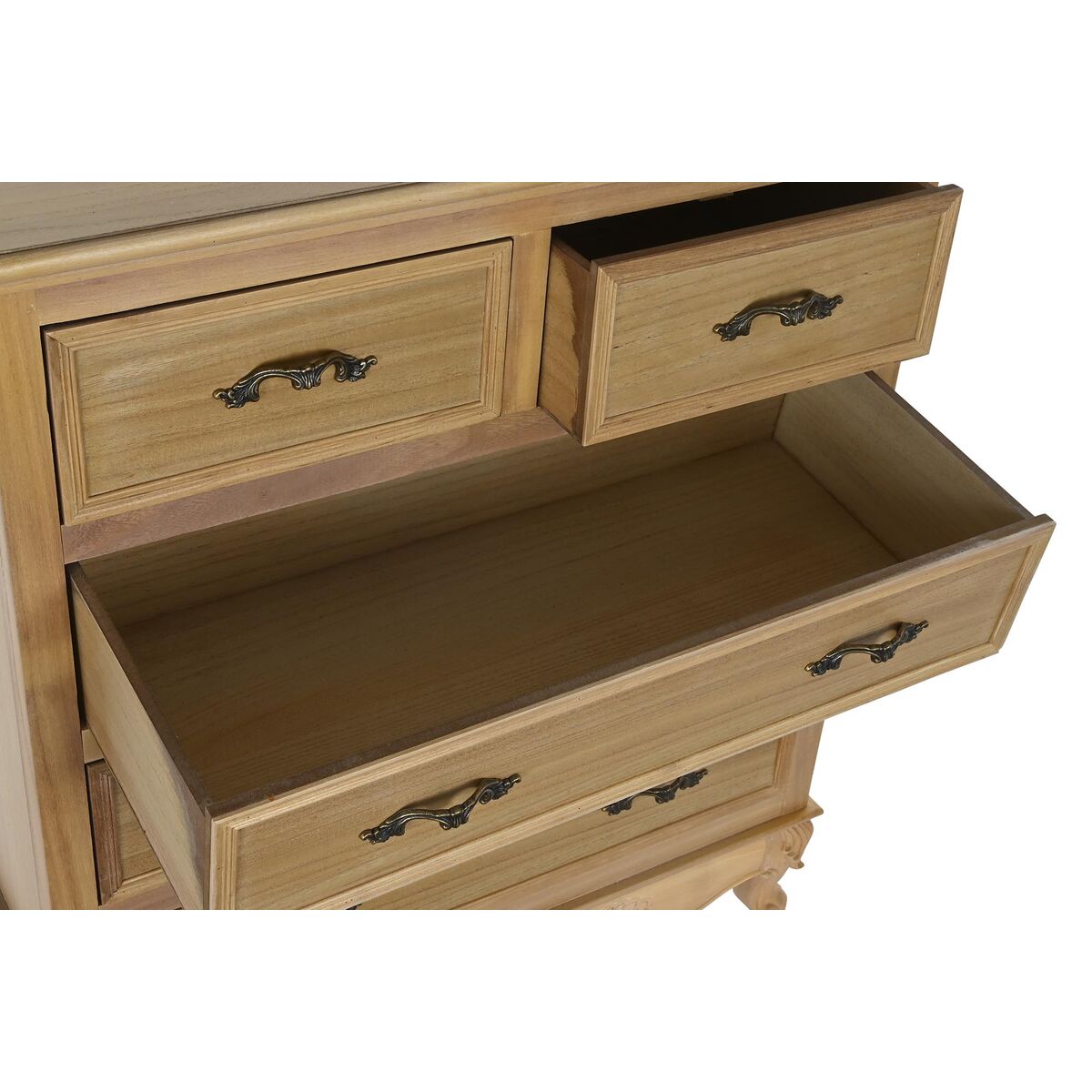 Kommod DKD Home Decor 78,5 x 38 x 90 cm Gran Naturell Romantisk Trä MDF - 3