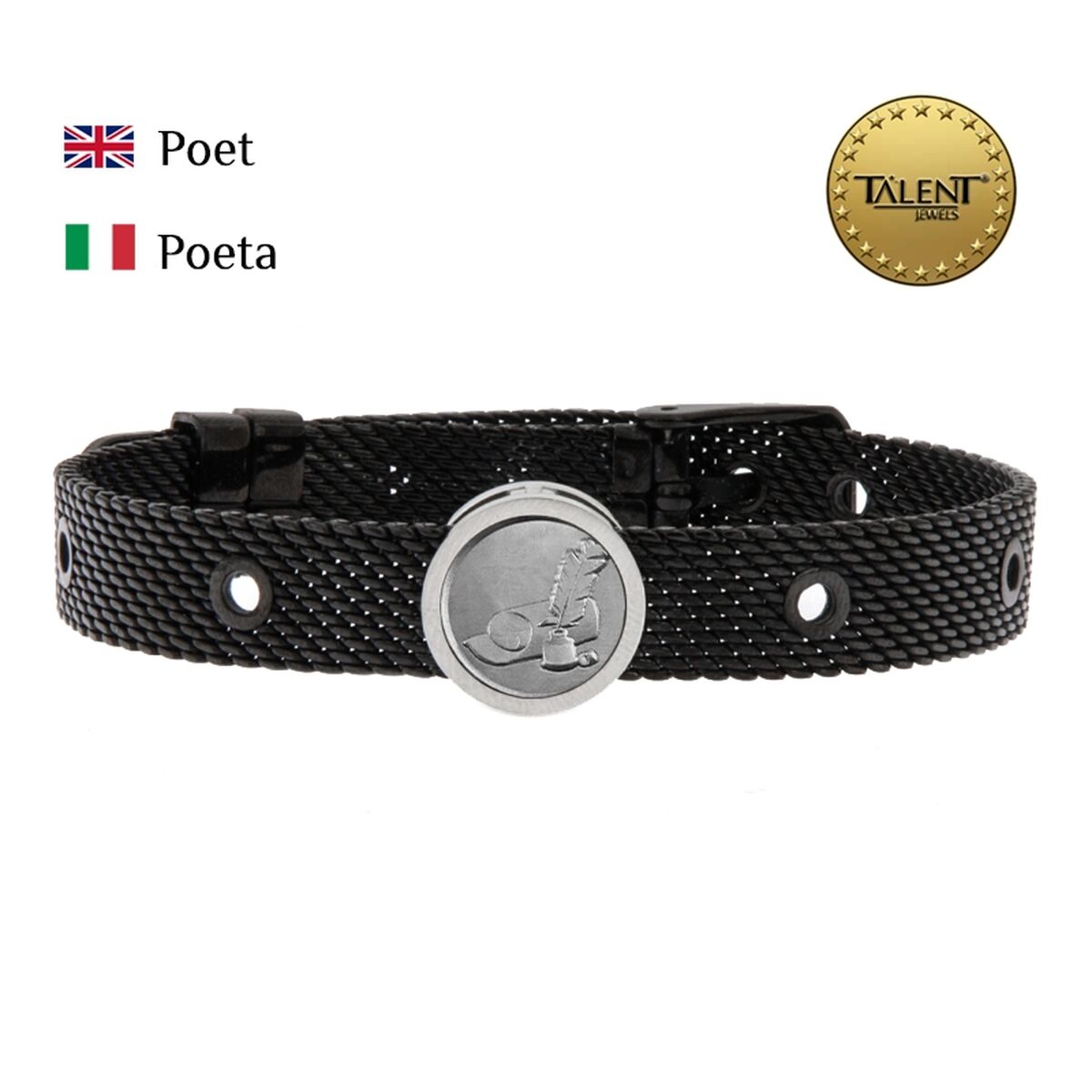 Unisexarmband Poet Talent Jewels TJA-3-12-03-2-235 Svart - 2