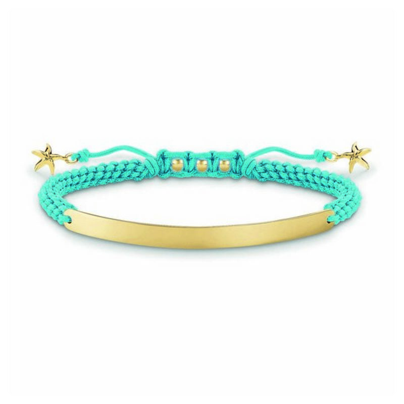 Damarmband Thomas Sabo LBA0060-848-1 Blå Silver Gyllene - 2
