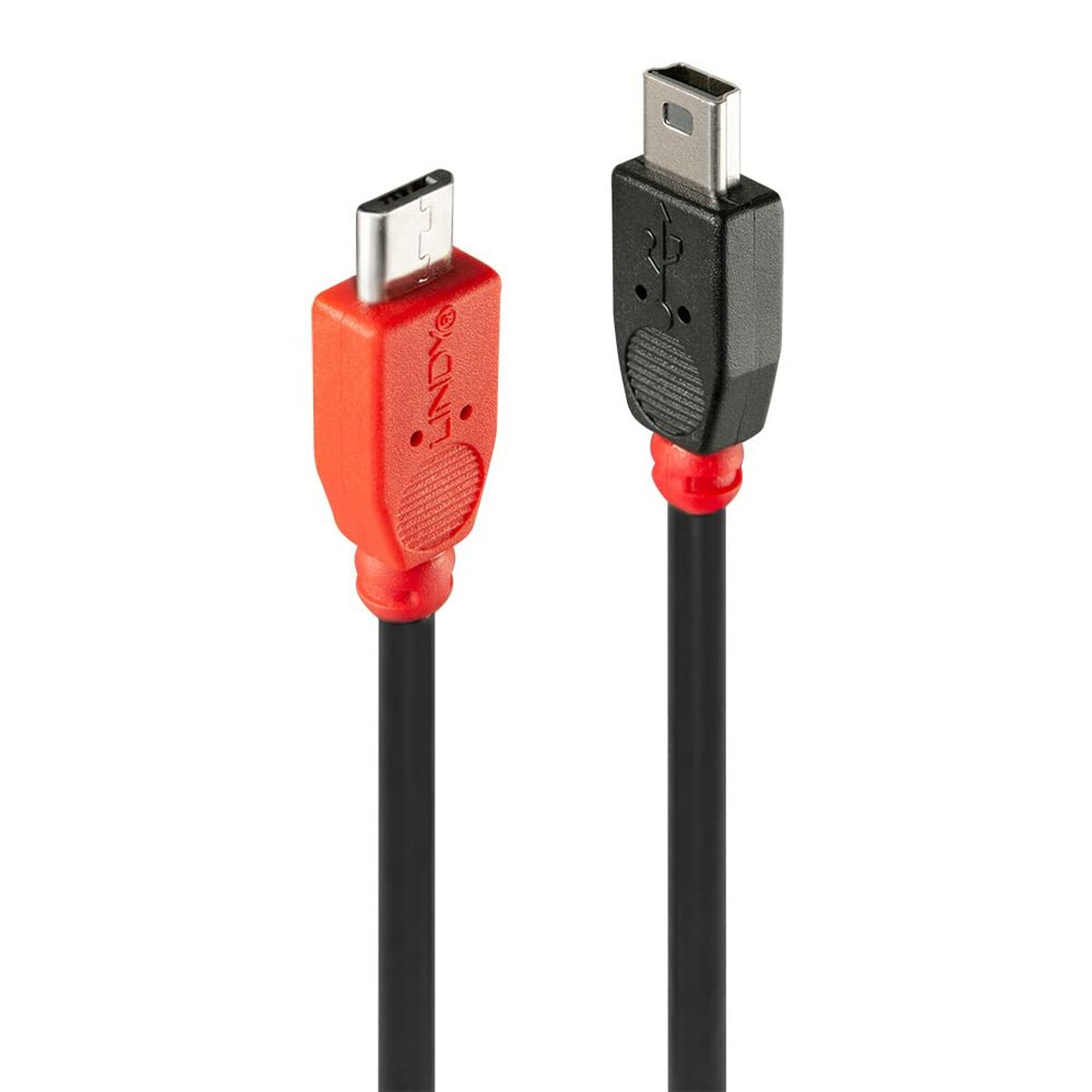 Kabel Micro USB LINDY 31717 50 cm Röd/Svart - 3