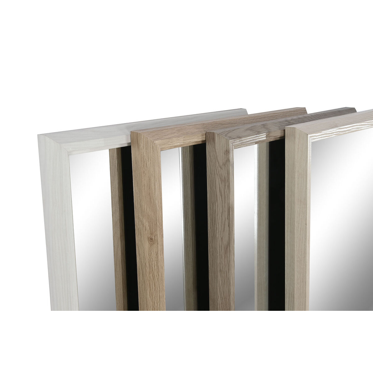 Fristående spegel Home ESPRIT Vit Brun Beige Grå 34 x 3 x 155 cm (4 antal) - 4