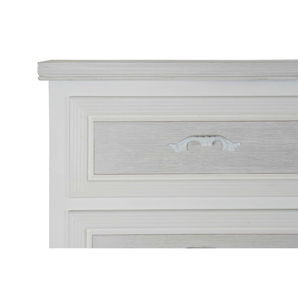 Byrå DKD Home Decor 100 x 40 x 87 cm Trä Vit Romantisk Trä MDF - 2