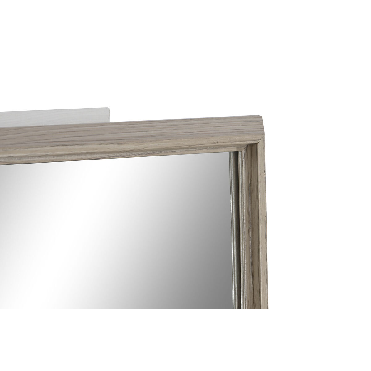 Väggspegel Home ESPRIT Vit Brun Beige Grå Glas polystyren 63,3 x 2,6 x 89,6 cm (4 antal) - 4