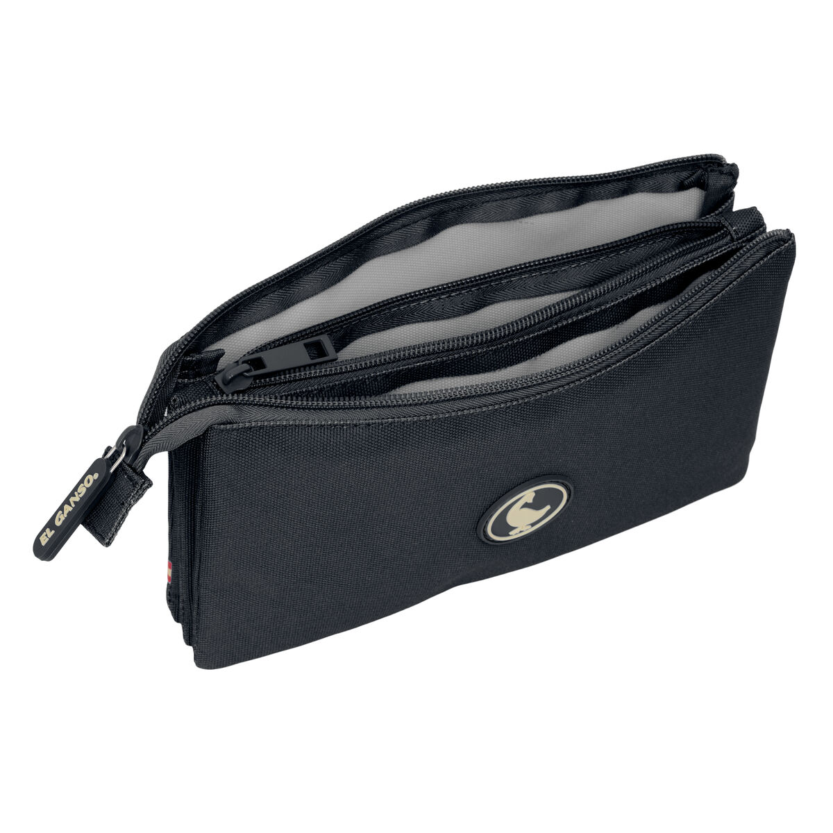 Tredubbel Carry-all El Ganso Svart 22 x 12 x 3 cm - 2