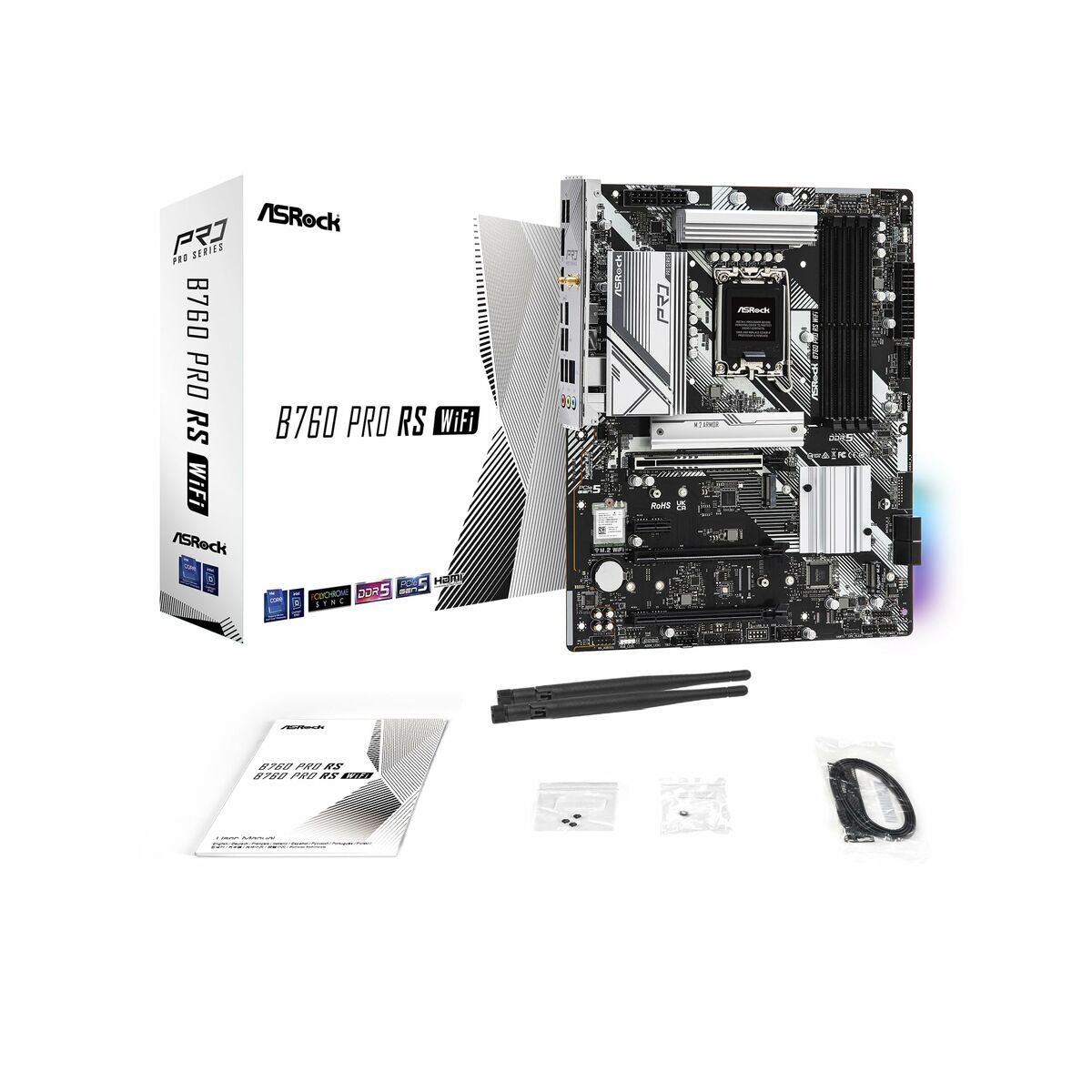 Moderkort ASRock 90-MXBLQ0-A0UAYZ LGA 1700 - 5
