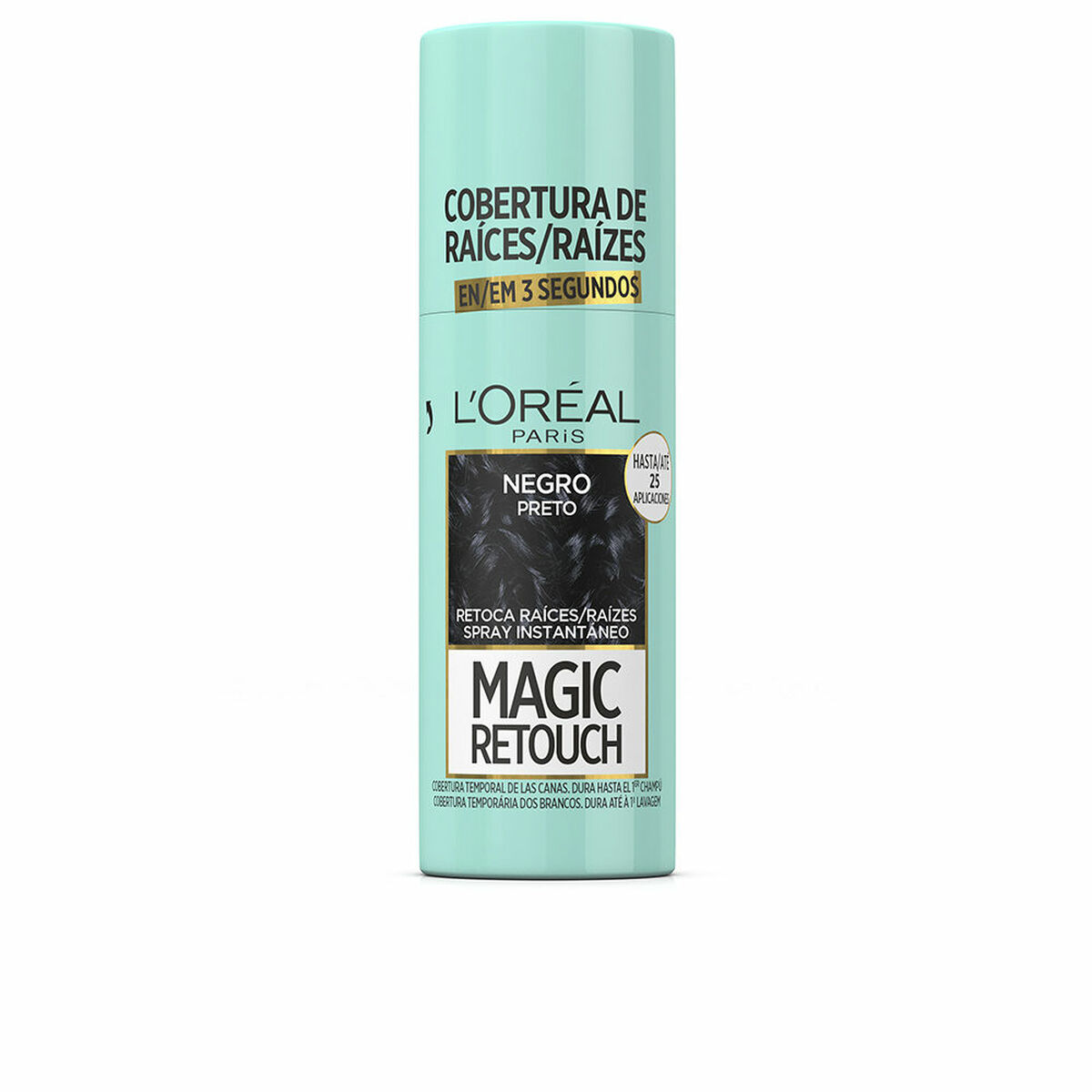 Tillfällig spray för utväxt L'Oréal Paris Magic Retouch Svart 75 ml