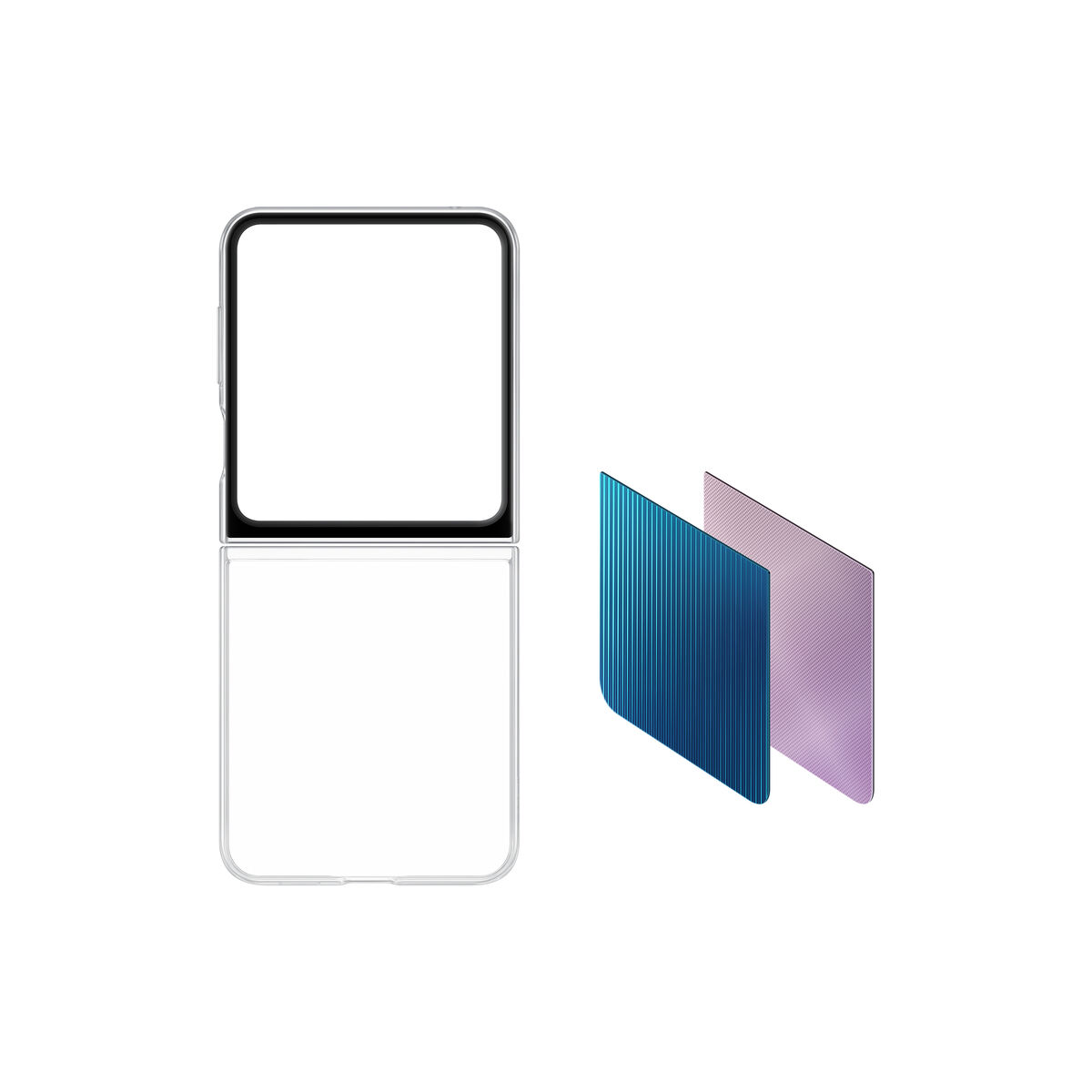Mobilfodral Samsung FLIPSUIT INTER.FLIP5 Transparent - 2