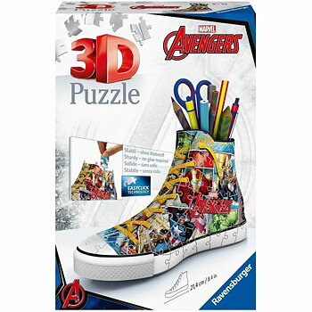 3D-pussel Ravensburger Sneaker  Avengers 108 Delar