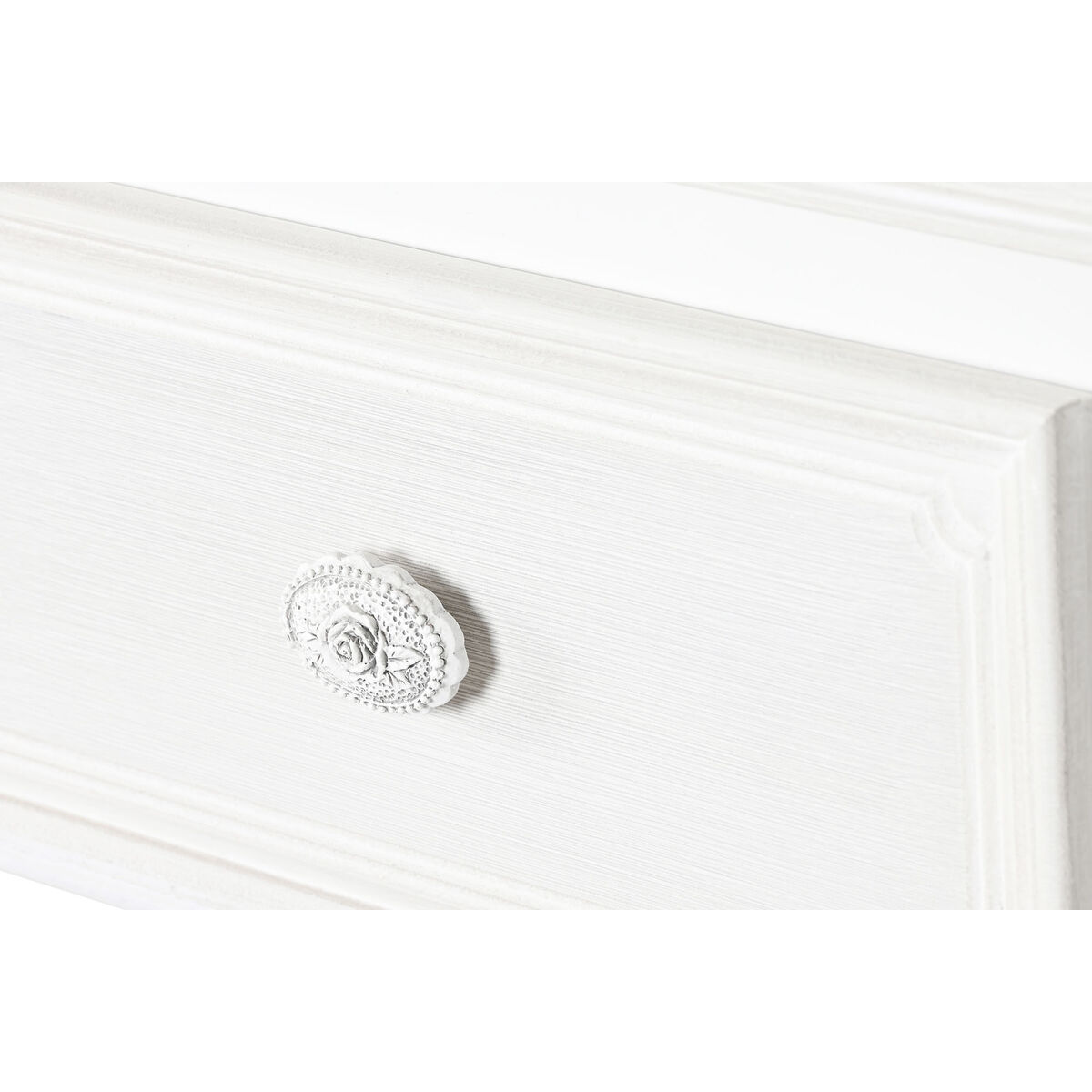 Kommod Home ESPRIT Vit Beige Trä Trä MDF Romantisk 80 x 42 x 105 cm - 5