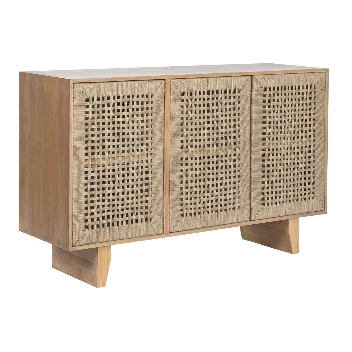 Skänk Home ESPRIT Beige Naturell 120 x 36 x 74 cm