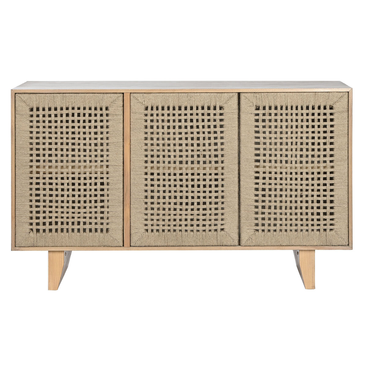 Skänk Home ESPRIT Beige Naturell 120 x 36 x 74 cm - 5