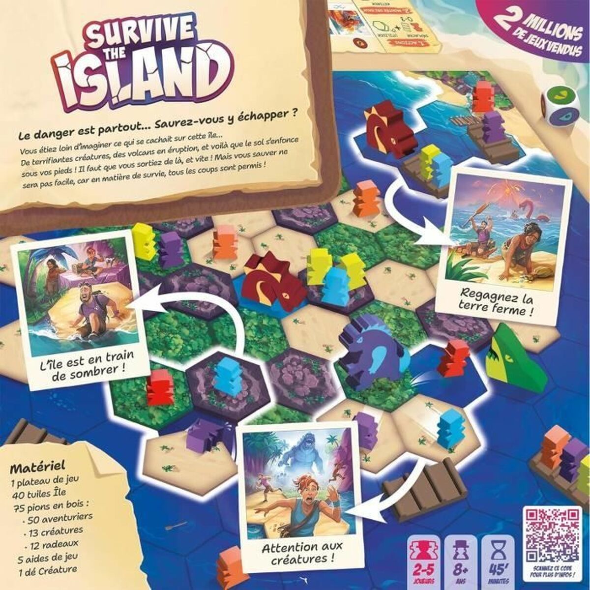 Sällskapsspel Asmodee Survive The Island - 3