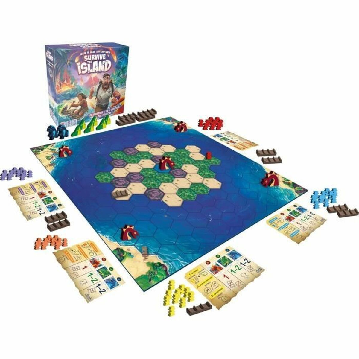 Sällskapsspel Asmodee Survive The Island - 4