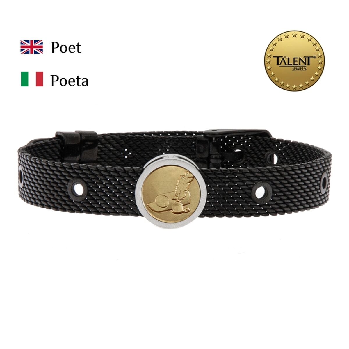 Unisexarmband Poet Talent Jewels TJA-3-12-01-2-235 Svart - 2