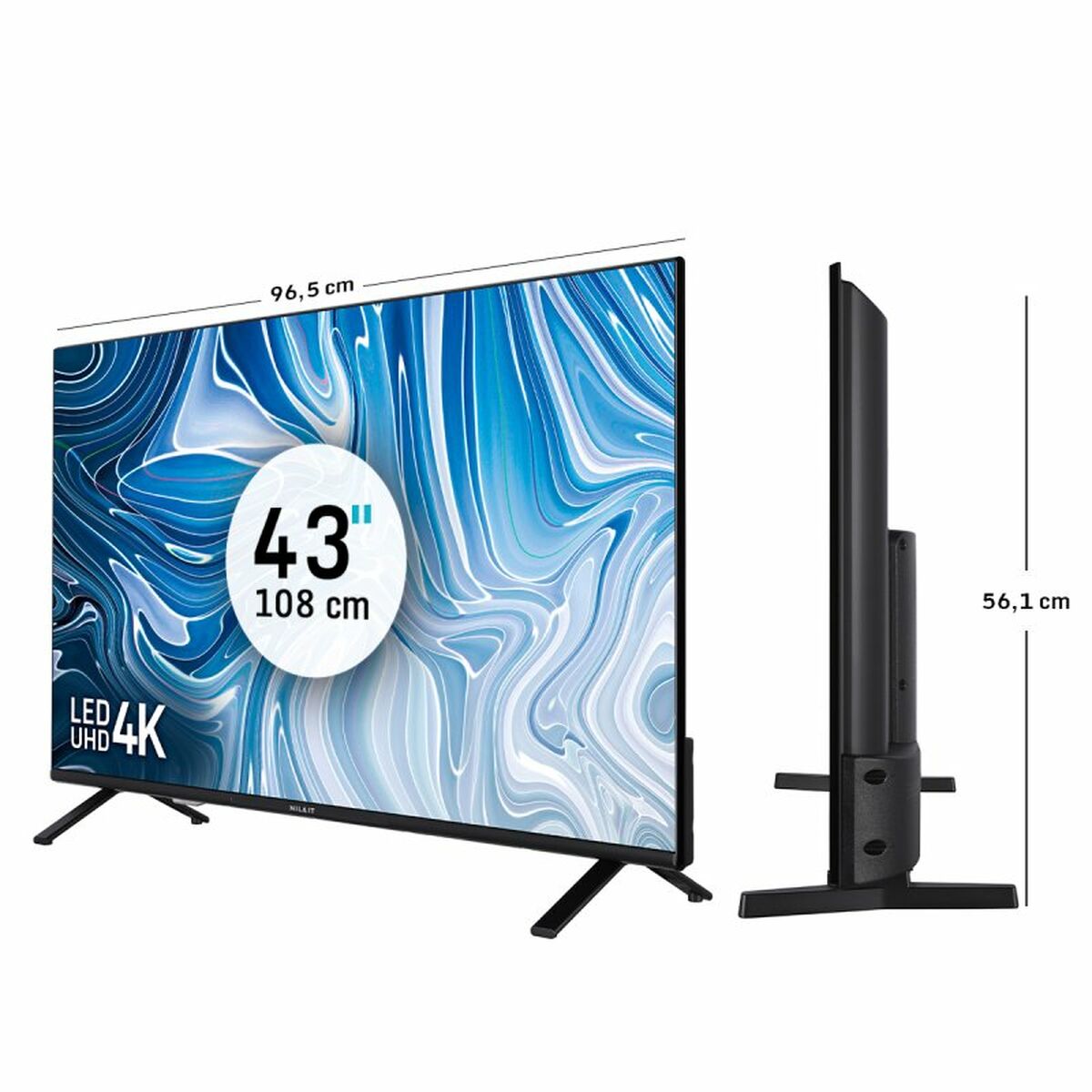 Smart TV Nilait Prisma 43UB7001S 4K Ultra HD 43" - 4