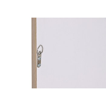 Väggspegel Home ESPRIT Vit Brun Beige Grå Glas polystyren 33 x 3 x 95,5 cm (4 antal)