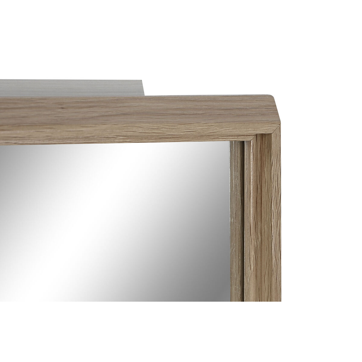 Väggspegel Home ESPRIT Vit Brun Beige Grå Glas polystyren 33 x 3 x 95,5 cm (4 antal) - 4