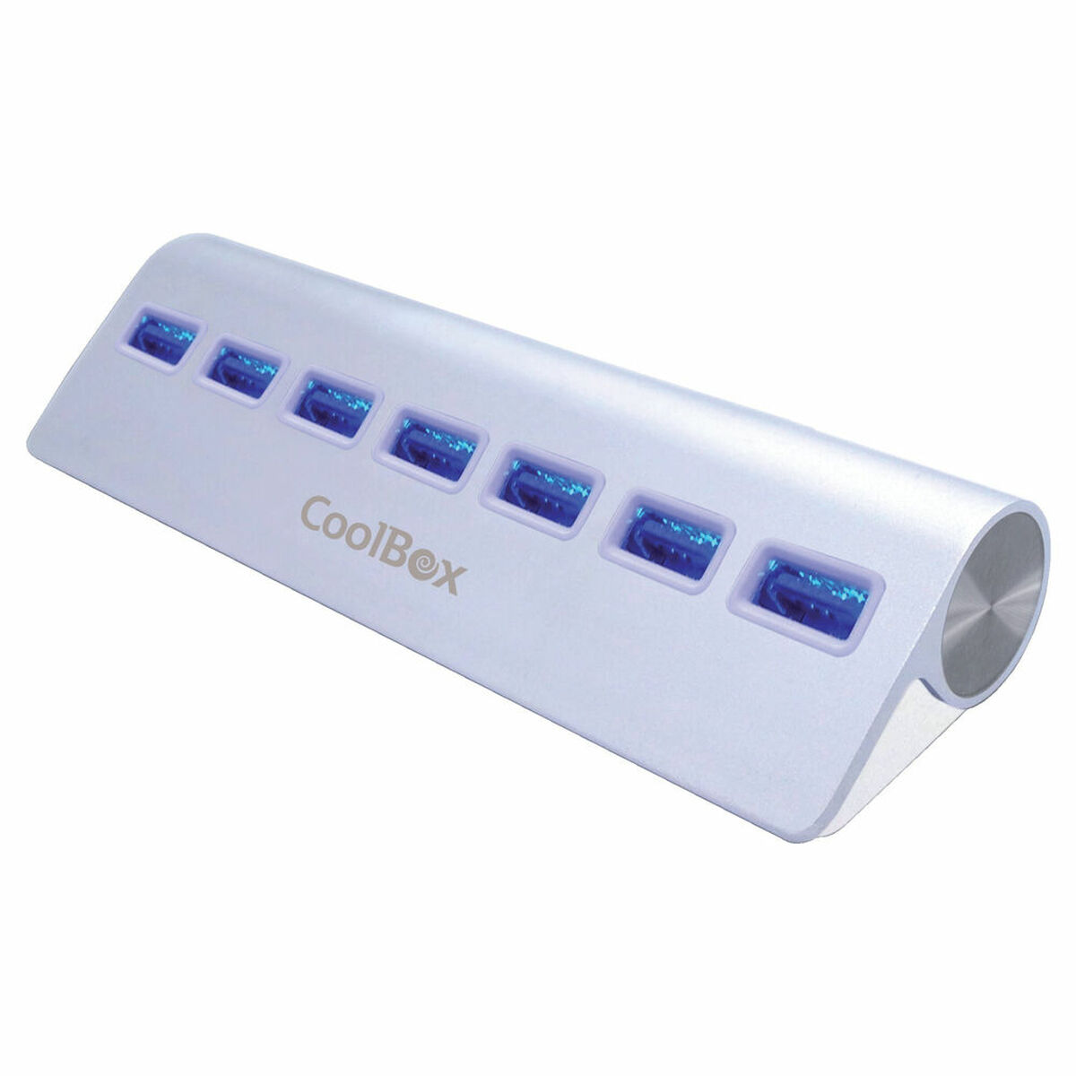 USB-HUB CoolBox COO-HU7ALU3 Silvrig - 2