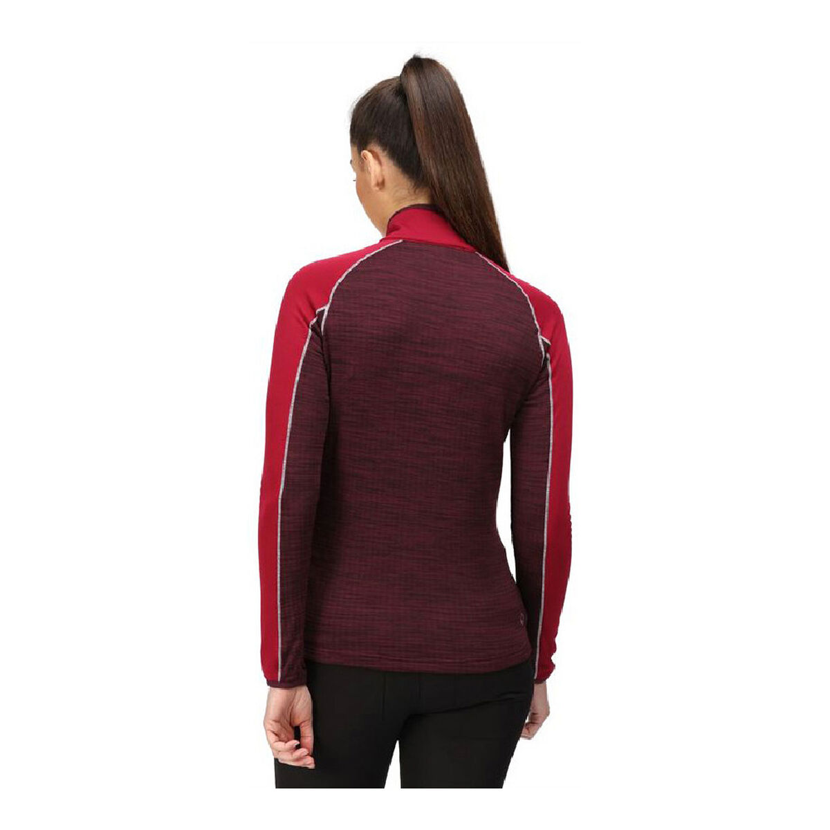 Fleecefoder Regatta Hepley Lightweight Half-Zip Mörkröd - 6