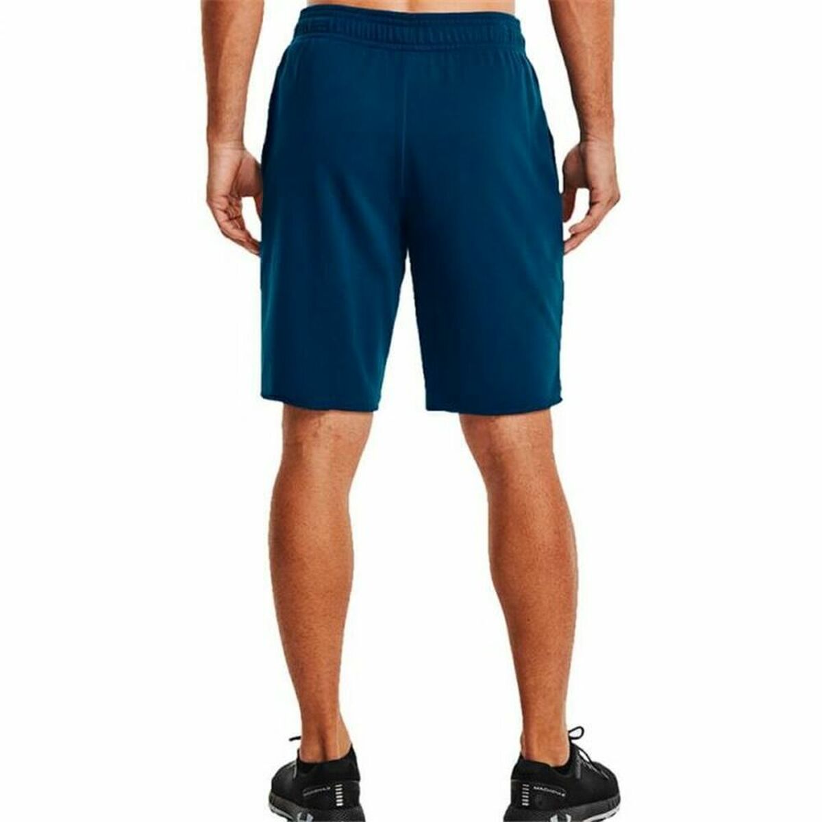 Sportshorts för män Under Armour Rival Terry Blå - 4