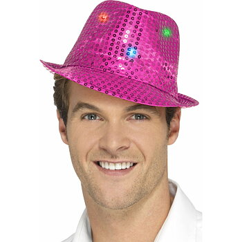 Hatt Smiffy's Med paljetter Rosa (Renoverade A)