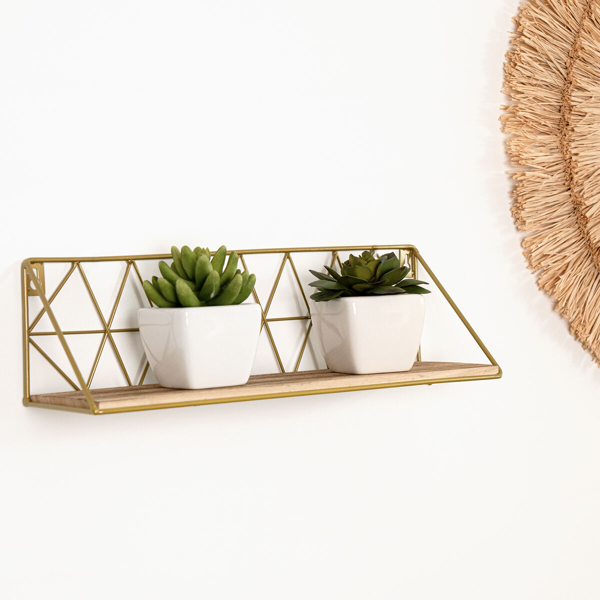 Bokhylla Vinthera Moa Stål Gyllene 40 x 12 x 12 cm (8 antal) - 2