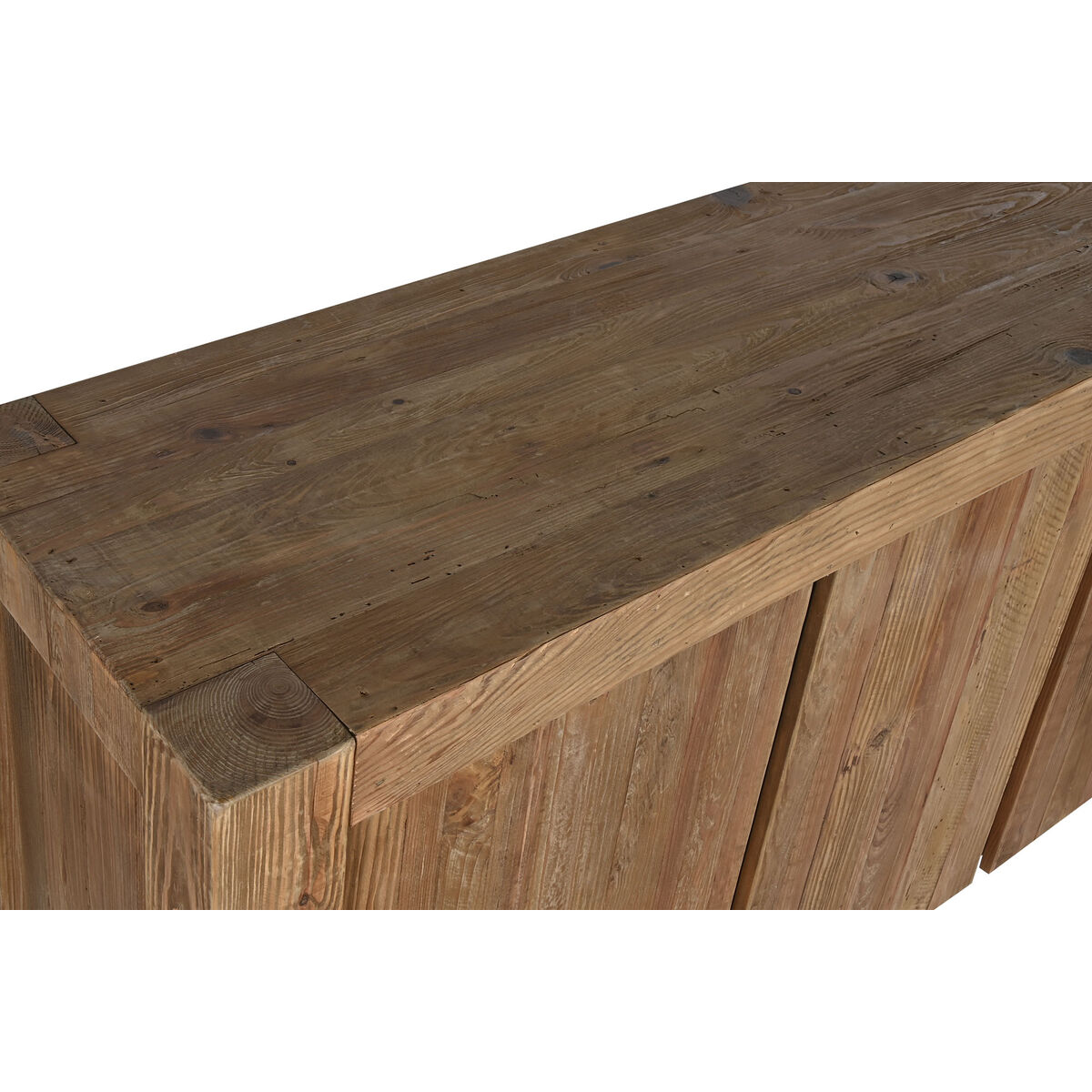 Skänk Home ESPRIT Brun Naturell Furu Återvunnet Trä 168 x 51 x 85 cm - 6