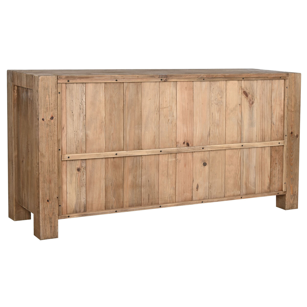 Skänk Home ESPRIT Brun Naturell Furu Återvunnet Trä 168 x 51 x 85 cm - 2