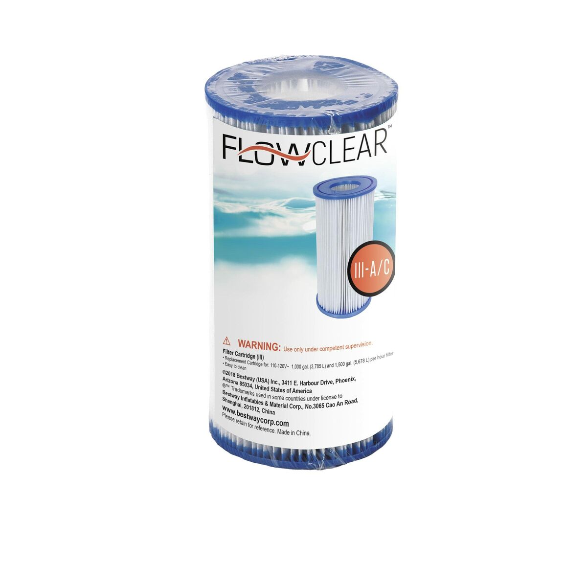 Behandlingsfilter Bestway Flowclear - 3